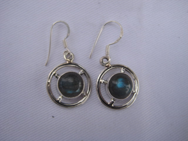 Blue Labradorite Earrings magic, protection 3503